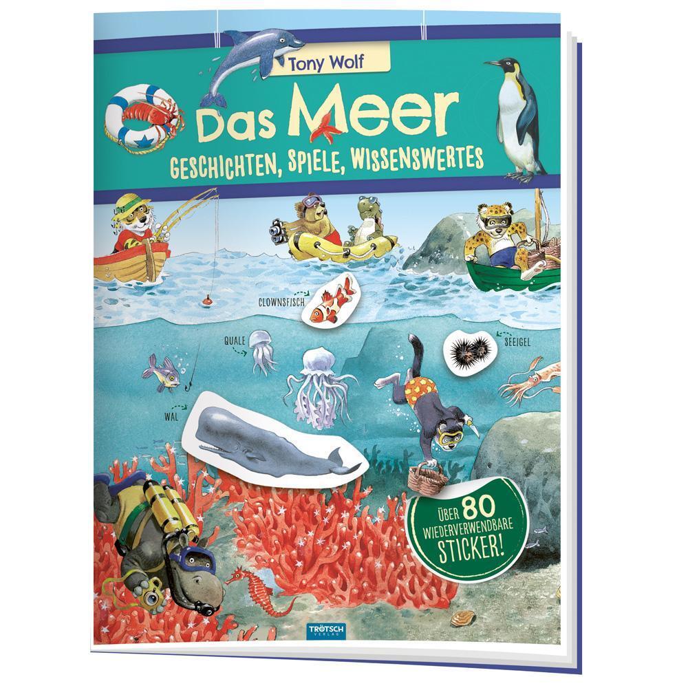Thumbnail - Trötsch Das Meer Geschichten Spiele Wissenswertes Stickerbuch Trötsch