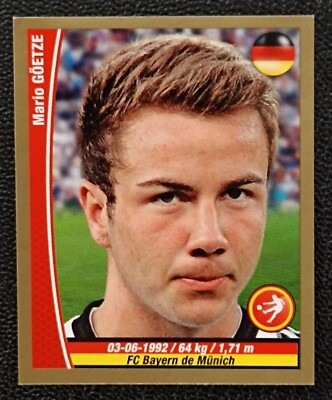2014 Brazil World Cup FIFA #353 MARIO GOETZE Germany Soccer Team Sticker Promo
