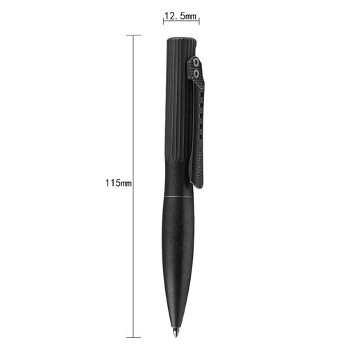 EDC integrierter Stiftclip Schalter Titanlegierung Signatur Kugelschreiber Gel Bürostift - Bild 2 von 12