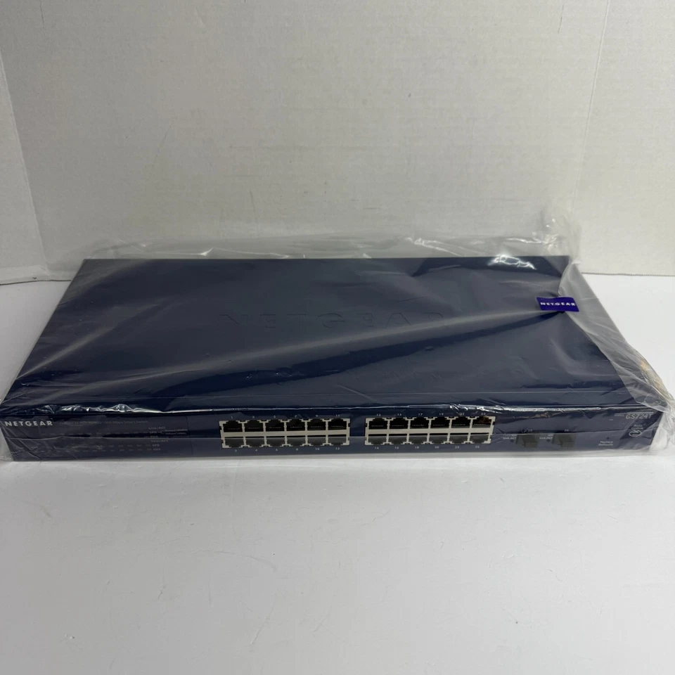 Netgear GS724T AVB V4 Managed 24-Port Gigabit Switch - AVB Certified - NEW OB - Image 2 of 4