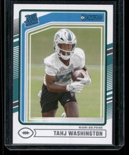 2024 Donruss #346 Tahj Washington RC Miami Dolphins Football Card