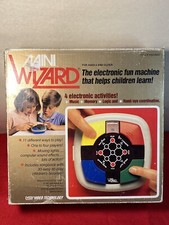 Vintage Vtech Video Technology Mini Wizard 1987 Video Game WORKS
