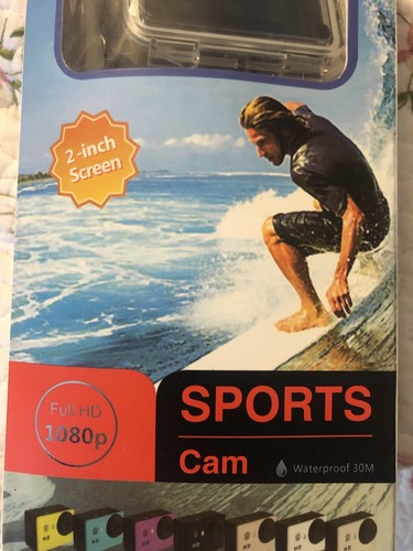 NZACE 1080p Sports Action Camera Waterproof Ultra HD Video Camera 2” screen - Picture 3 of 10
