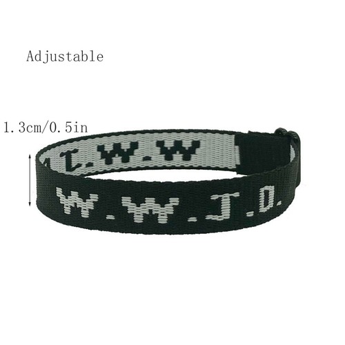 Heiß gewebt Jesus religiös WWJD Armbänder Armband Spendenaktion Mode Armbänder - Bild 63 von 87