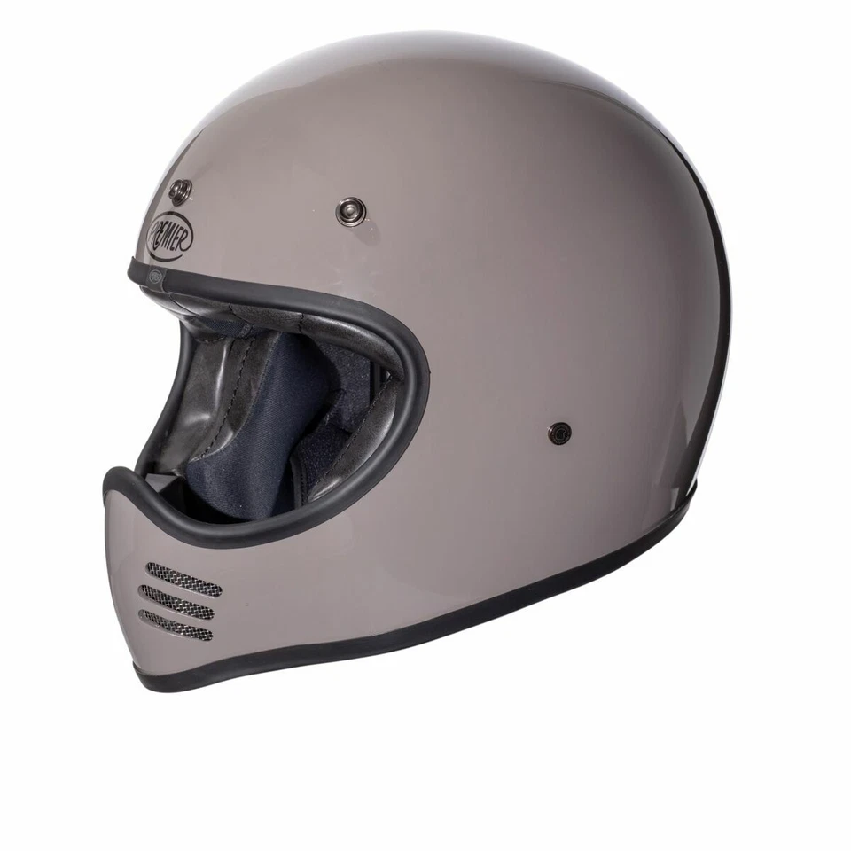 Casque Helmet Intégrale Cross Vintage en Fibre MX U17 Bm PREMIER Taille L - Photo 1/1