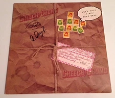 Cheech & Chong Signed LP Let's Make A Dope Deal JSA #K19773 Vinyl Record Album