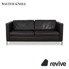 Walter Knoll Foster 500 Cuir Canapé Trois Places Gris Foncé Anthracite