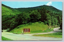 Mt Mitchell State Park North Carolina Entrance Blue Ridge Postcard