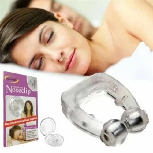Clamp Nose Anti Snoring Magnetic Health Help Apnea Sleep Dilator Nasal