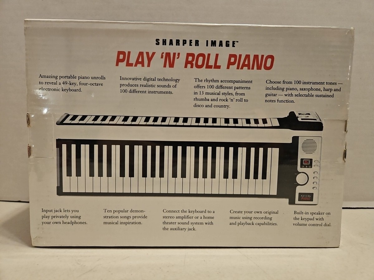 ロールプレイン & INSTRUMENTAL Sharper Image Play N Roll Digital Piano Electronic Keyboard