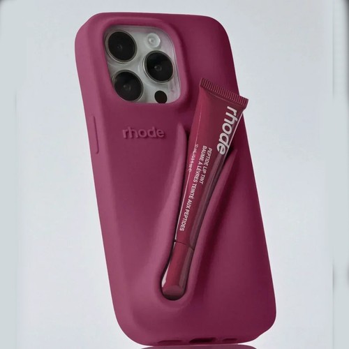 Rhode Jelly Ribbon Case for iPhone 11-16 Portable Lip Gloss Holder (No Lipstick) - Picture 7 of 19