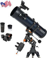 Newtonian Reflector Telescope for Beginners Adjustable Height Tripod FREE SHIP