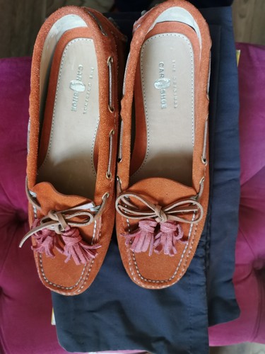 Scarpe da guida Car Shoe Company donna scamosciate beige 37,5 - nuove e mai indossate - Foto 5 di 12