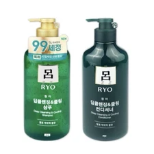 Ryo Chungah Scalp Deep Cleansing & Cooling Shampoo & Conditioner Set 550ml Each
