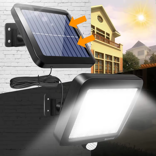 Pack de 2 Benma Lámpara solar para exteriores, lámpara LED solar para jardín 24h - Imagen 6 de 7