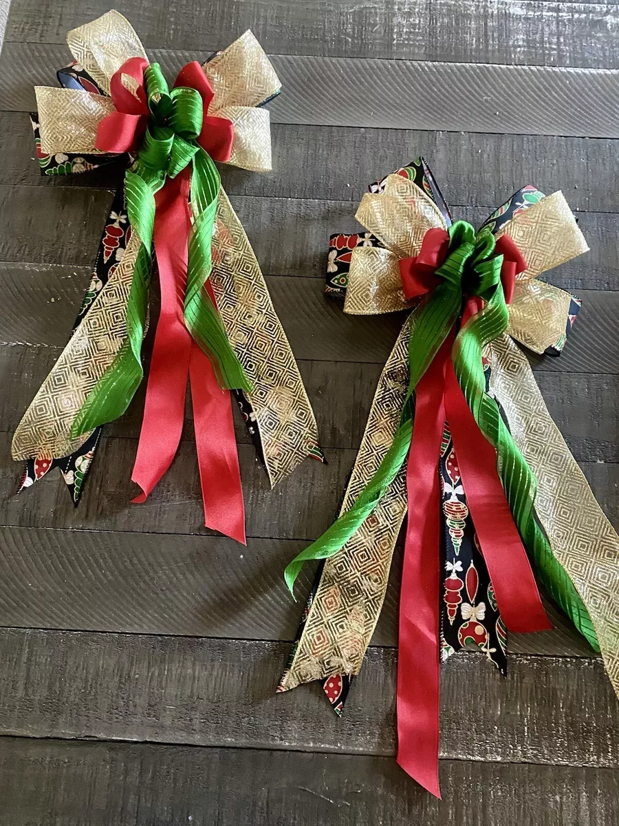 Christmas bows 2024 for wreaths