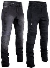 Herren Motorradjeans Bikerjeans mit Protektoren und Aramid Gewebe Motorrad Hose