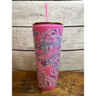 Lily Pulitzer Tumbler with Lid Only "Don't Be Jelly" With Straw