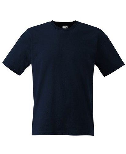 PAQUETE DE 5 CAMISETAS DE HOMBRE NUEVAS FRUTA DEL TELAR LISA 100% ALGODÓN BLANCO - Imagen 15 de 25