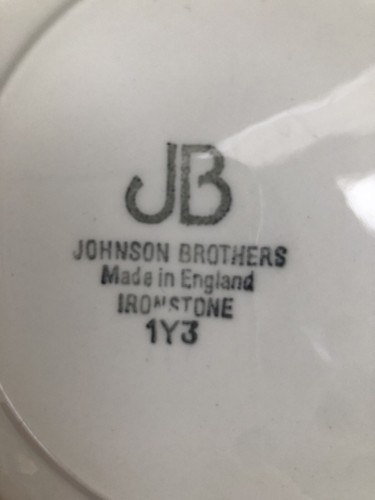 Johnson Bros. Athena Ironstone Gravy Boat and Underplate SET, EUC - Picture 4 of 4