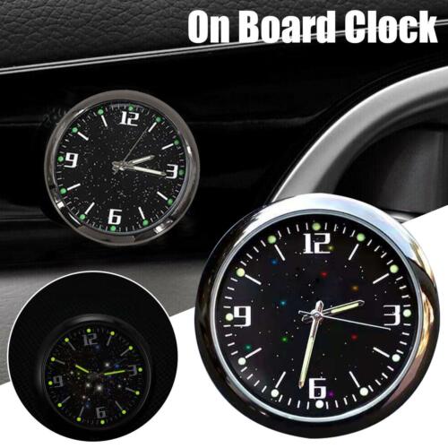 Auto Uhr Leuchtende Stick-On Digital Uhr Quarz Uhren Zubehör für Fahrzeug - Foto 1 di 11