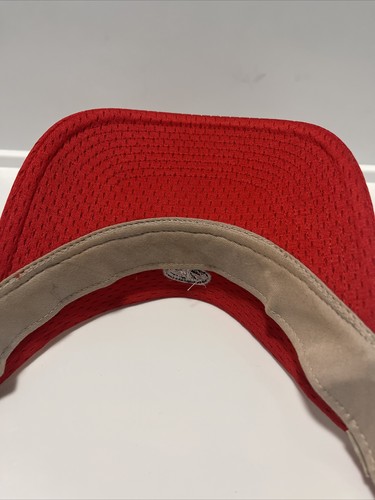 Richardson Pro 740 Size Small Red Visor Adjustable Summer Baseball Golf  - Picture 6 of 6