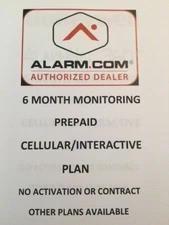Alarm.com 6 Months Cellular Interactive Alarm Monitoring No Contract 2gig XTI 