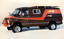 ANTIQUE AUTO, VAN CONVERSION, CAMPER, HOP CAP, VINTAGE POSTCARD (C308)