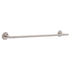 Lyndall 24 In. Wall Mount Towel Bar Bath Hardware Accessory in Brushed Nickel