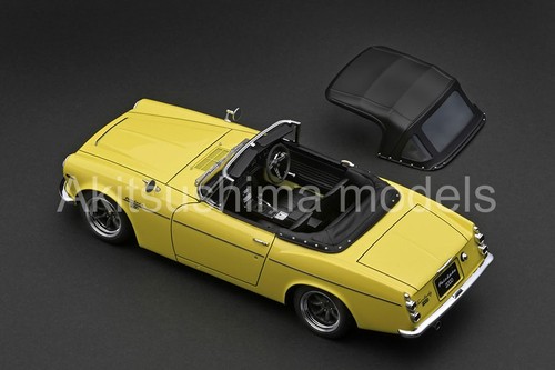 Zündmodell IG2714 DATSUN Fairlady 2000 SR311 gelb mit Motor 1:18 Nissan - Bild 5 von 8