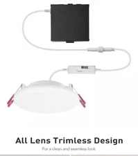 COMMERCIAL ELECTRIC 92096 LED Canless Ultra Slim White 4