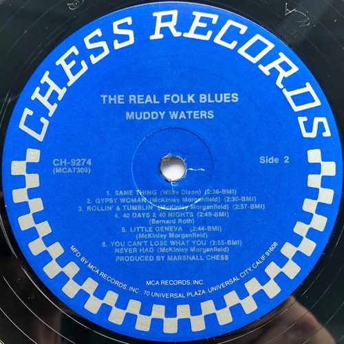 Muddy Waters - The Real Folk Blues - LP, Comp, RE, Pin - Near Mint (NM or M-) - Picture 4 of 5