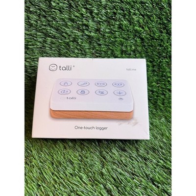 Talli Baby Care One-Touch Logger Wi-Fi Smart Infant Activity Tracker White Wood