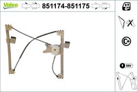 Fensterheber Valeo 851174 FüR VW Golf Vento 1H5 1H2 1H1 3 Variant Syncro 1HX1