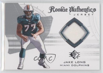 2008 SP Rookie Authentics Jerseys Jake Long #RA-17 10xd