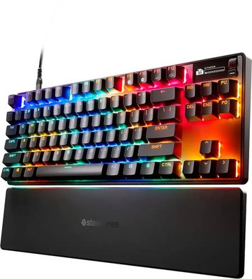 SteelSeries Apex Pro TKL Wired, Rival 600 Mouse, & QcK Edge XL Mousepad BUNDLE