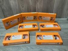Rugrats VHS Lot Orange Tapes Nickelodeon Lot 7