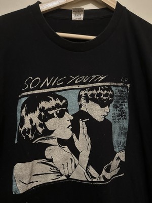 Vintage 90's Sonic Youth Goo Euro T-shirt L Black | eBay