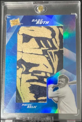 2021 PIECES OF THE PAST HISTORICAL EDITION BABE RUTH VINTAGE FELT BANNER