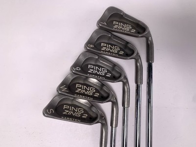 Ping Zing 2 Iron Set 7-PW+SW Black Dot Karsten JZ Stiff Steel Mens