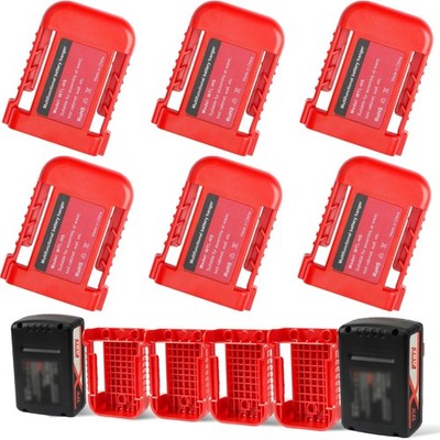Akkuhalter 6 Stück kompatibel Einhell 18V Batterielager Zubehör