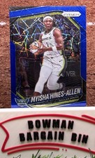 2025 Panini Prizm WNBA - Blue Velocity Prizm #96 Myisha Hines- Allen Wings