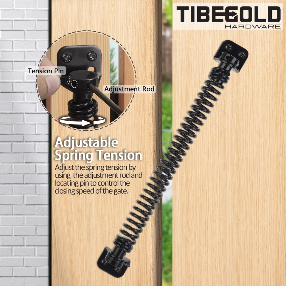 11-1/2" Heavy Duty Gate Spring Self Closing Door Closer Spring for ...