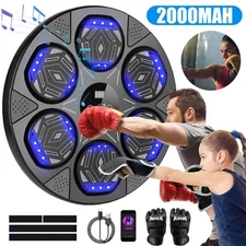 Smart Punching Boxing Electronic Music Machine Home Training Bluetooth With LED