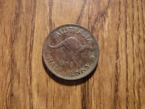 1955 Australia Half Penny — photo from the most recent tracked eBay sale