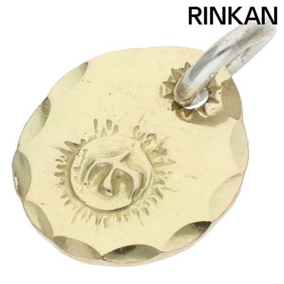 Gorows Full Gold Sun Metal Large Necklace Top Men's Used abf3124c381d0c77800cf8a