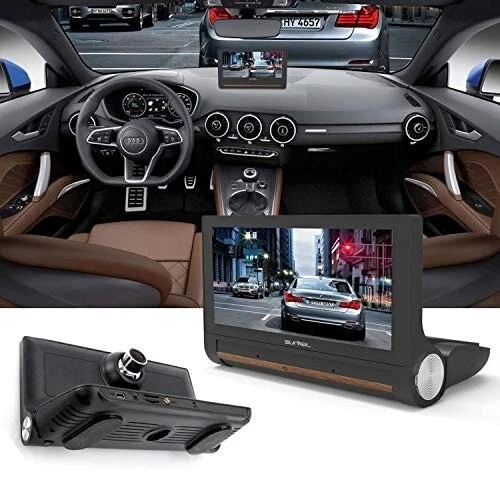 Pyle 7" GPS Android Dashcam DVR - Dual Cam, WiFi, Bluetooth, FM, PLDVRCAMAND75 - Image 2 of 4