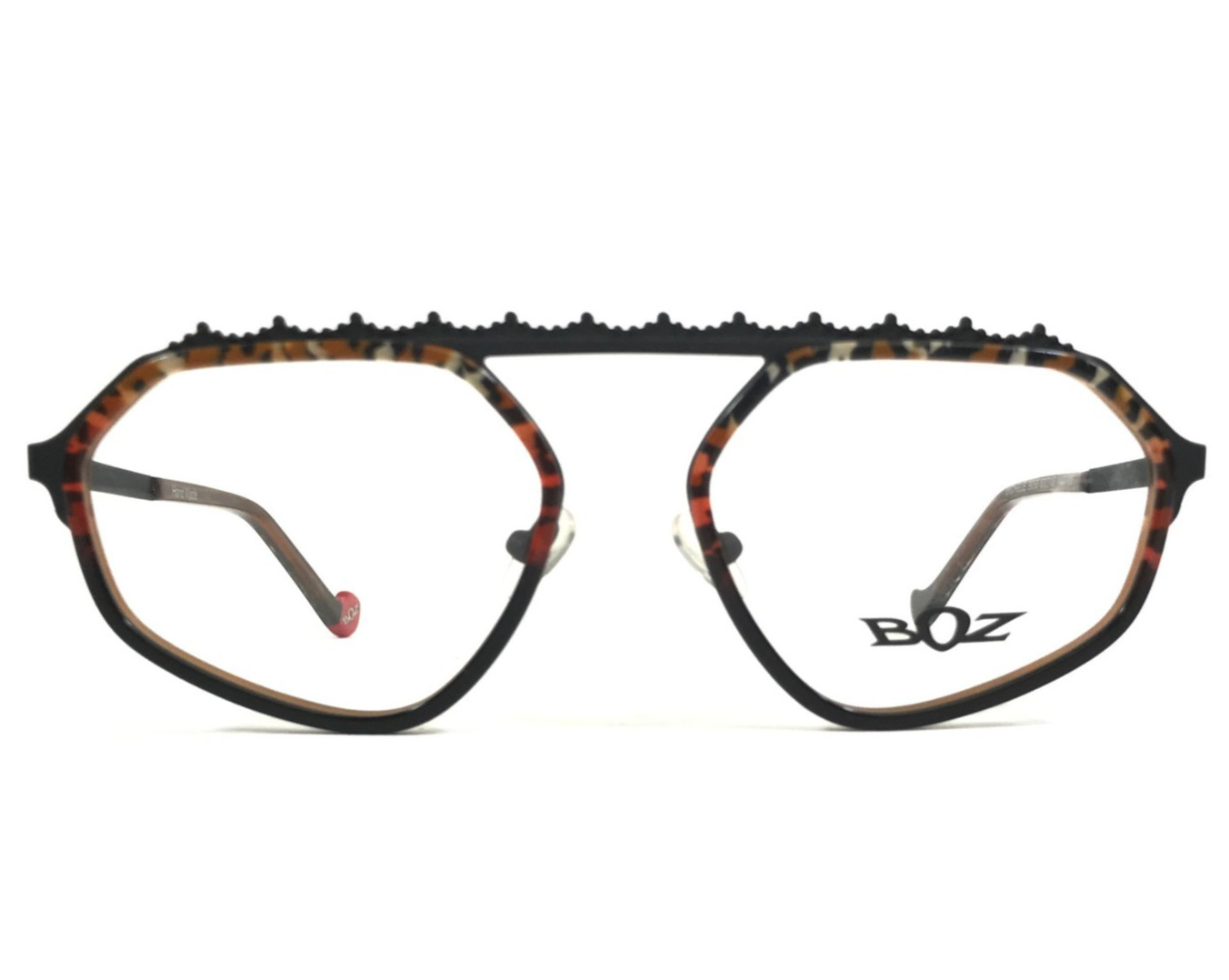 BOZ by J.F. Rey Eyeglasses Frames MICHELE 9050 Black Brown Leopard 53-16-140