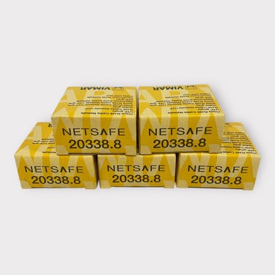 Vimar Eikon 20338.8 RJ45 Cat5e Netsafe UTP Outlet - Grey **Lot of 5**
