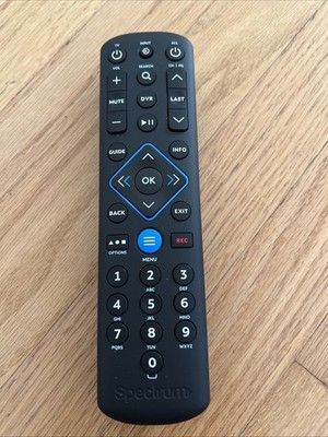 Spectrum Cable Universal Remote Control SR-002-R TV & Audio Control